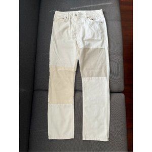Brand New * Topman Patchwork Ivory Jeans 31x32